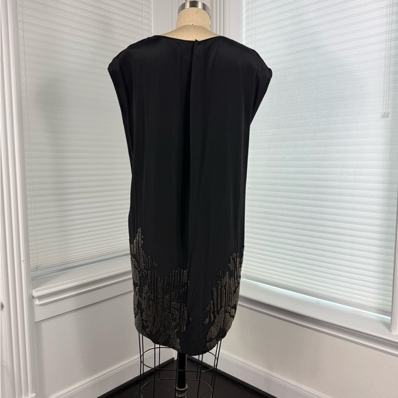 All Saints Black Dress with Silver Accents - Picture 4 of 6